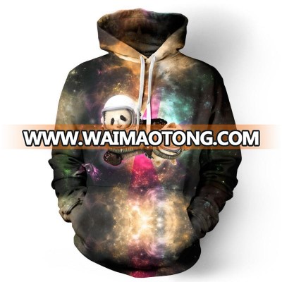 Men's Popular selling Digital printed Hoodie Active Short Sleeve Hooded T shirt OEM sublimation