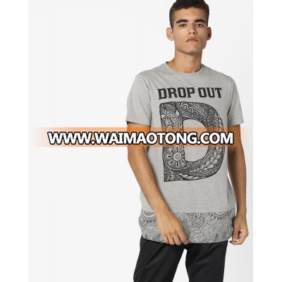 Men's Dual Color Plain Solid Slim Fit Swag/Hiphop Tees for Wholesale Buyers